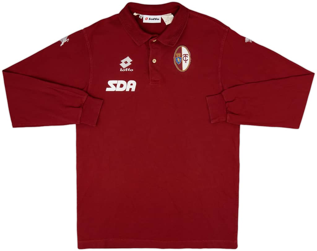1995-96 Torino Lotto Polo L/S Shirt - 5/10 - (M)