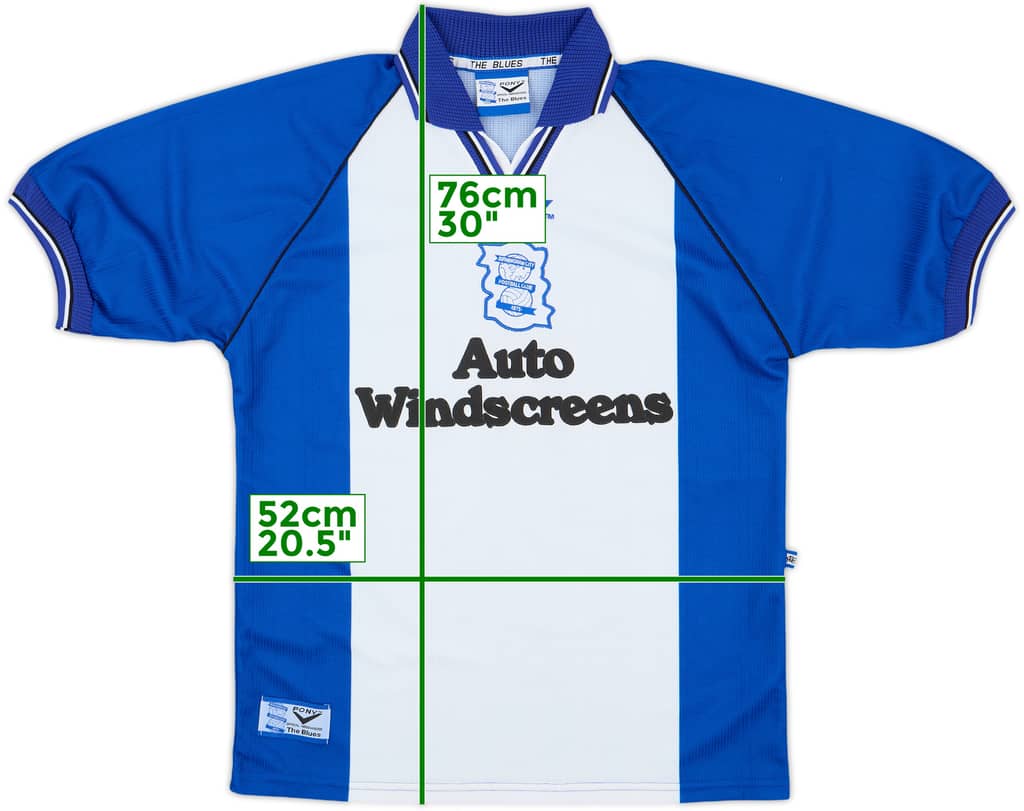1997-98 Birmingham Home Shirt - 10/10 - (S)