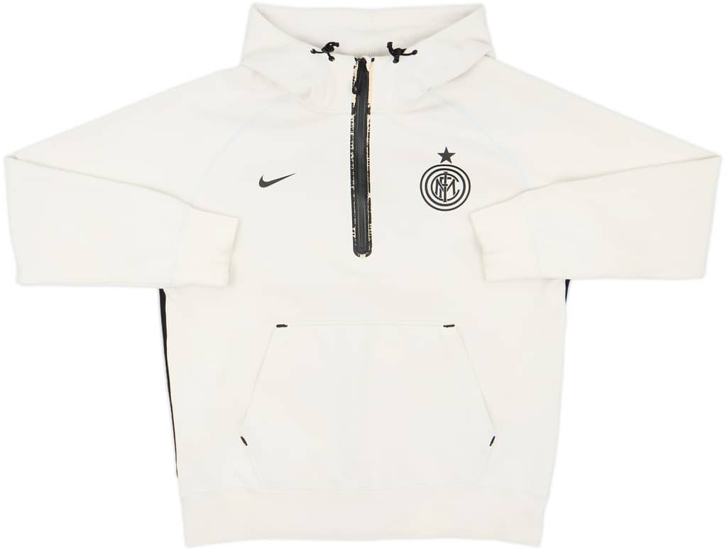 2011-12 Inter Milan Nike 1/2 Zip Hooded Track Jacket - 5/10 - (M)
