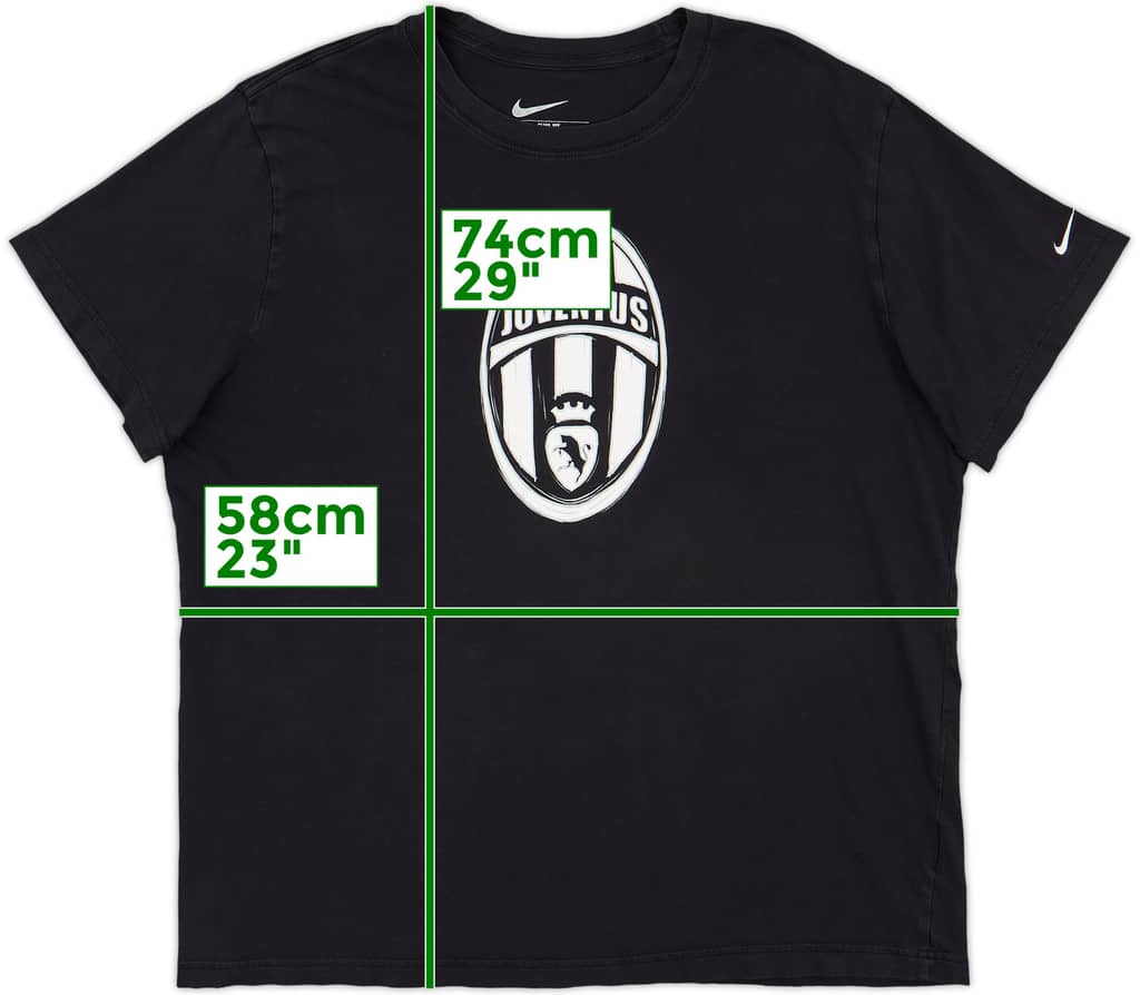 2012-13 Juventus Nike Cotton Tee - 9/10 - (XXL)