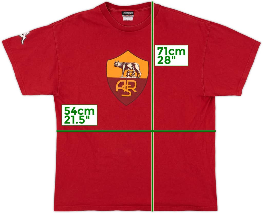 2012-13 Roma Kappa Cotton Tee - 7/10 - (XL)