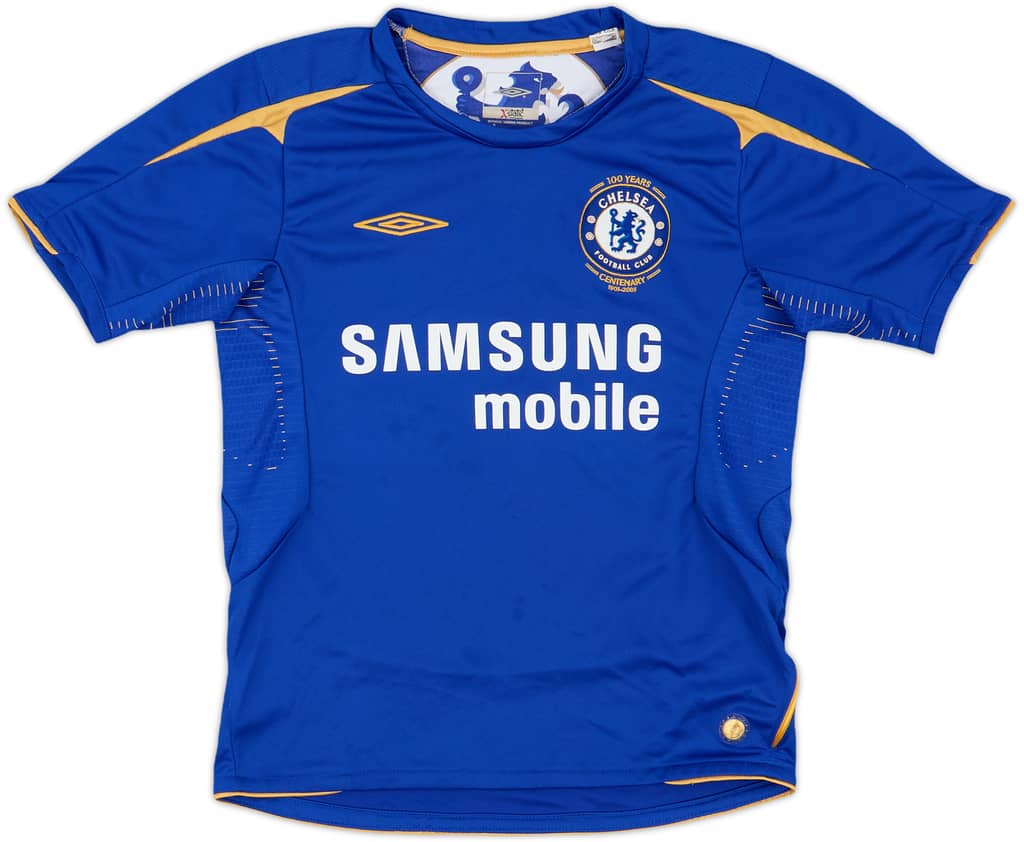 2005-06 Chelsea Centenary Home Shirt - 6/10 - (S.Boys)