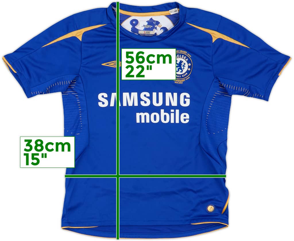 2005-06 Chelsea Centenary Home Shirt - 6/10 - (S.Boys)