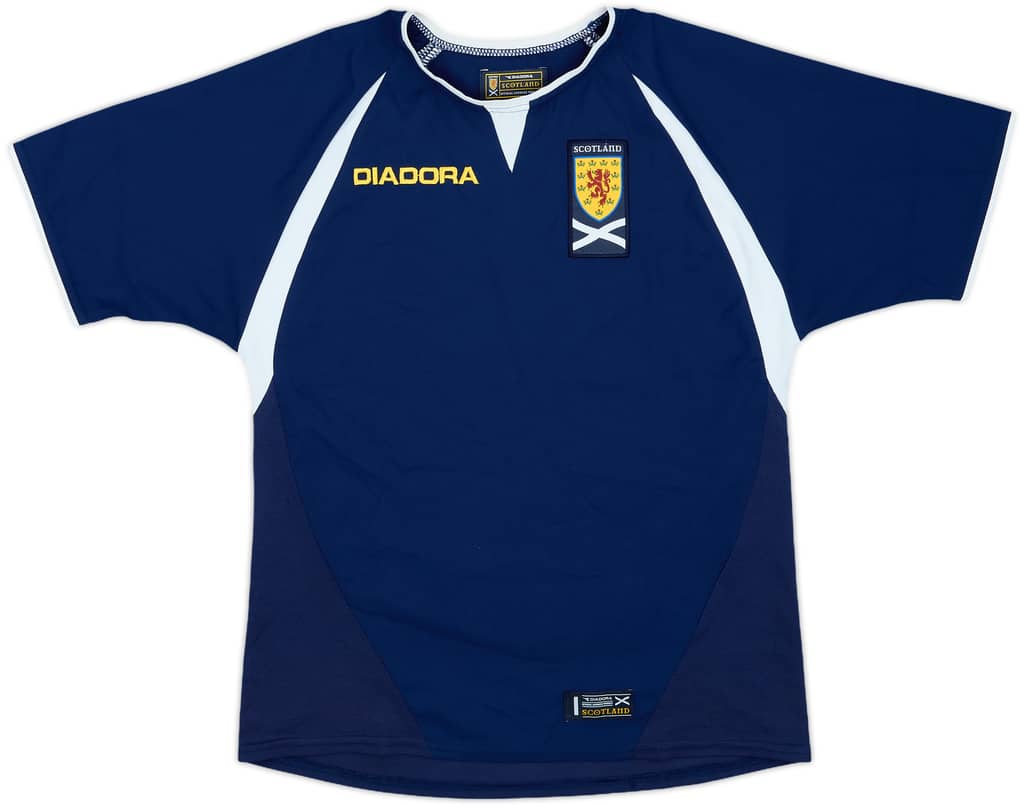 2003-05 Scotland Home Shirt - 10/10 - (M.Boys)