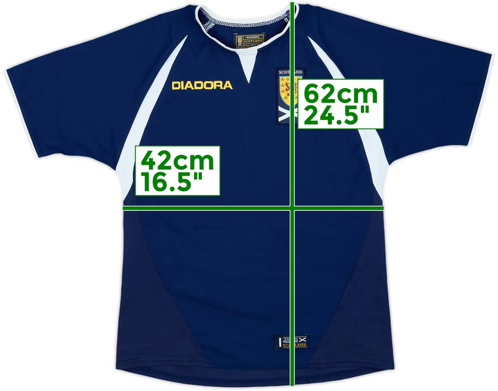 2003-05 Scotland Home Shirt - 10/10 - (M.Boys)