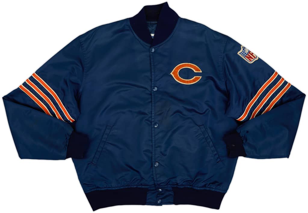 1980s Chicago Bears Starter Satin Varsity Jacket - 5/10 - (L)