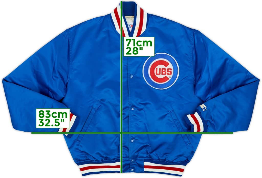 1980s Chicago Cubs Starter Satin Varsity Jacket - 7/10 - (L)