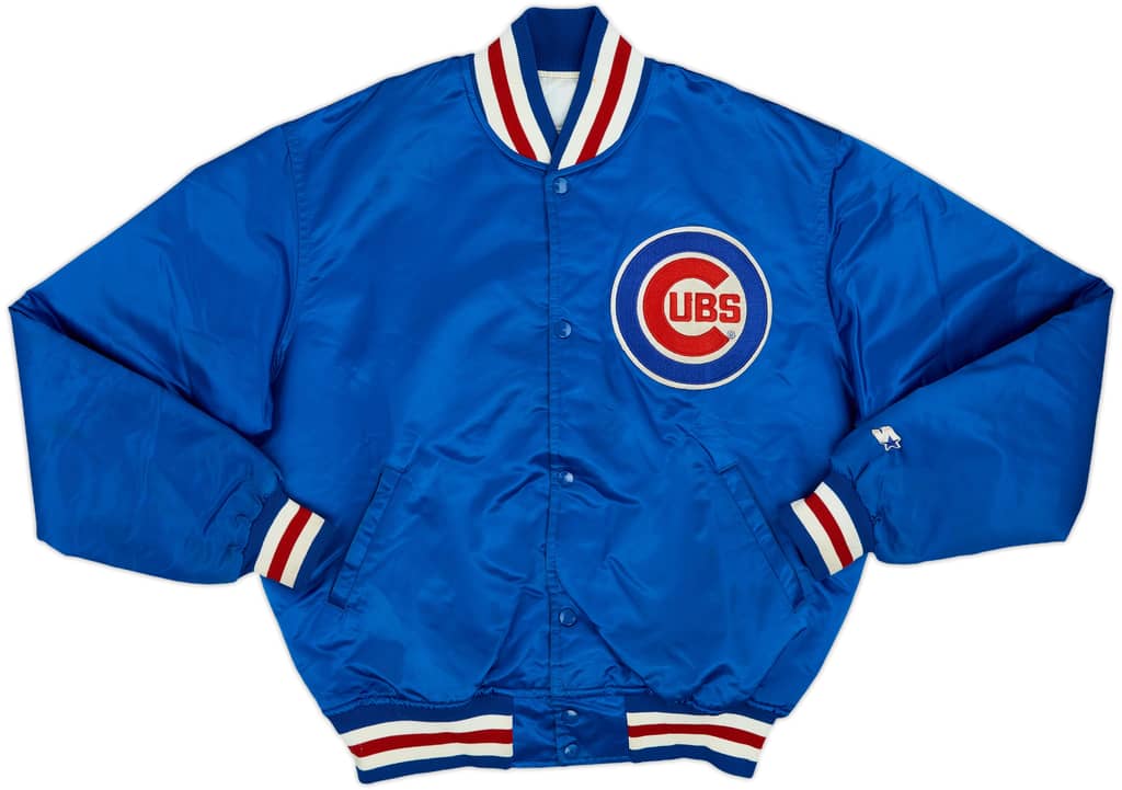 1980s Chicago Cubs Starter Satin Varsity Jacket - 6/10 - (L)