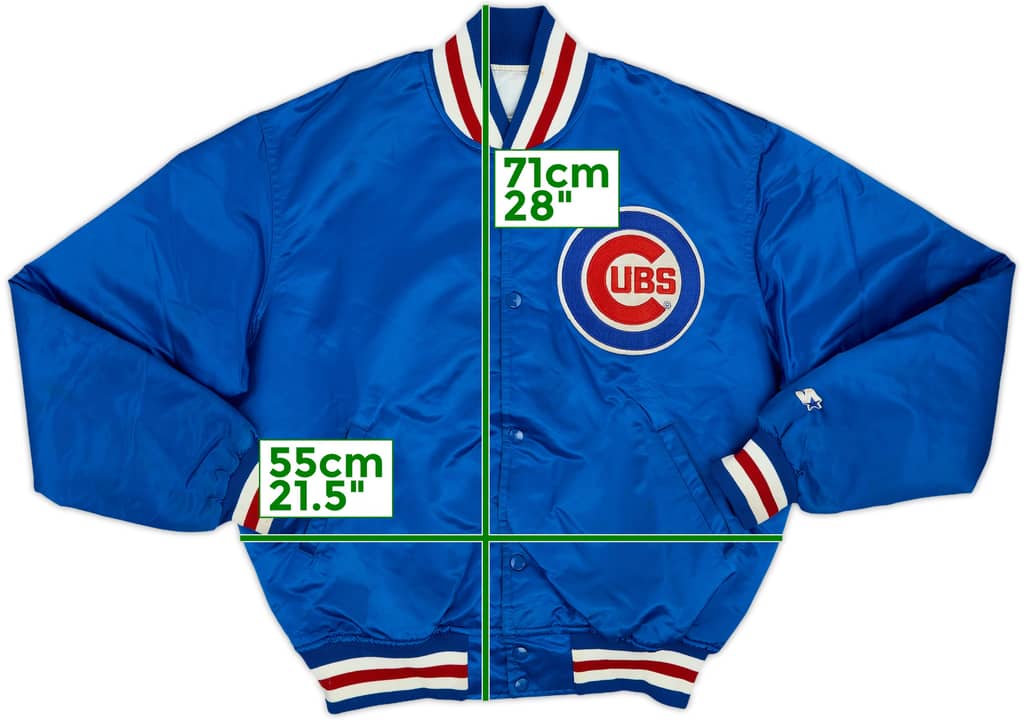 1980s Chicago Cubs Starter Satin Varsity Jacket - 6/10 - (L)