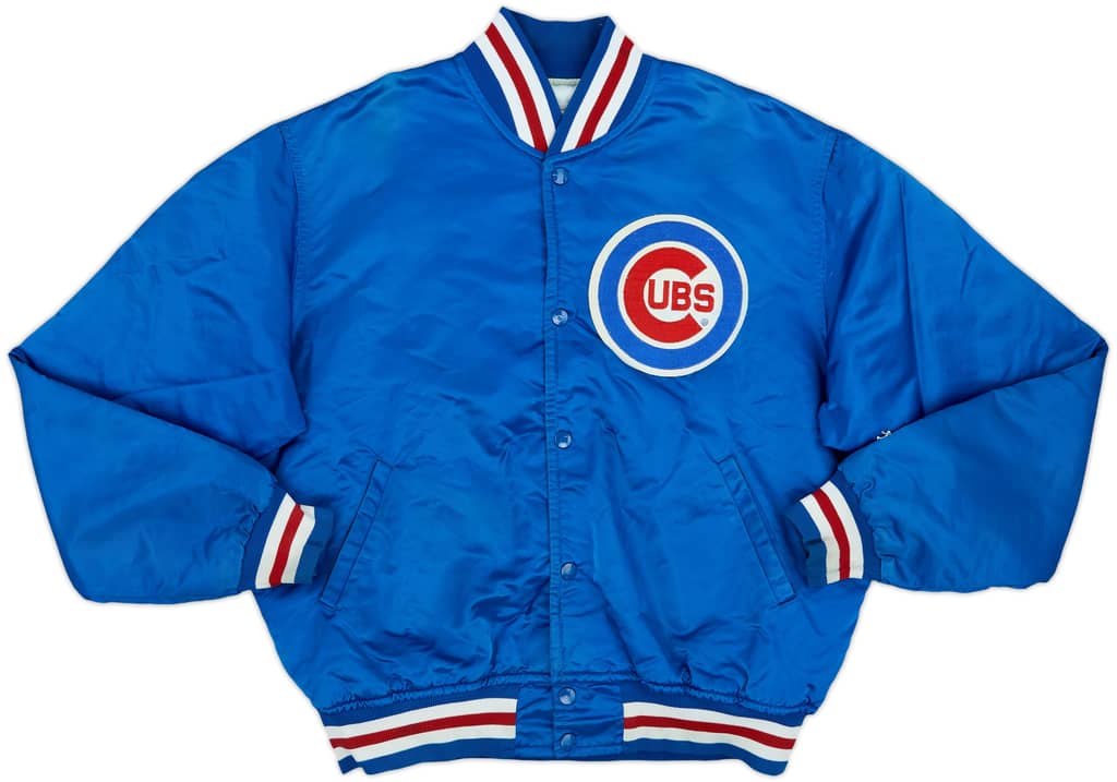 1980s Chicago Cubs Starter Satin Varsity Jacket - 6/10 - (L)