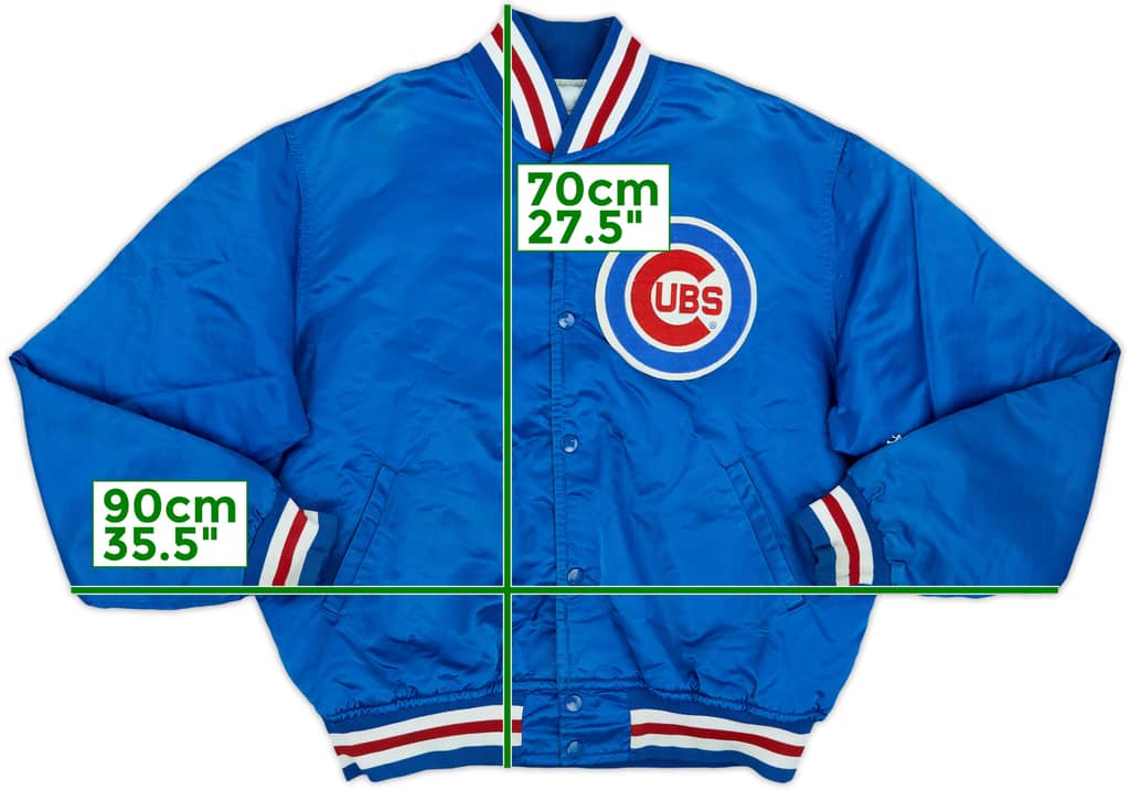 1980s Chicago Cubs Starter Satin Varsity Jacket - 6/10 - (L)