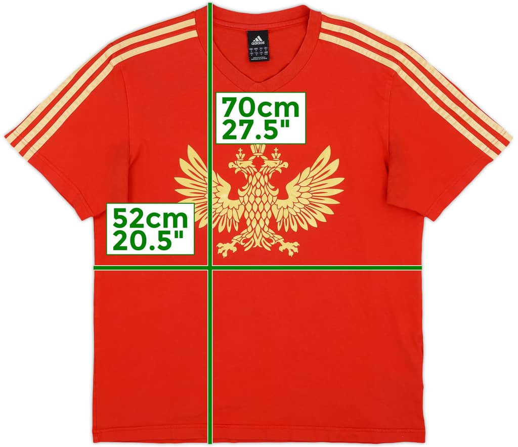 2012-13 Russia adidas Cotton Tee - 9/10 - (M)