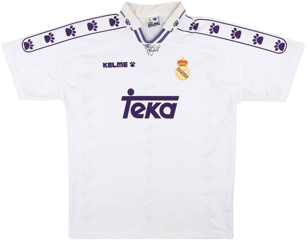 1994-96 Real Madrid Home Shirt - 8/10 - (L)