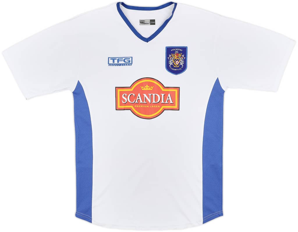 2004-05 Stockport County Away Shirt - 9/10 - (Y)