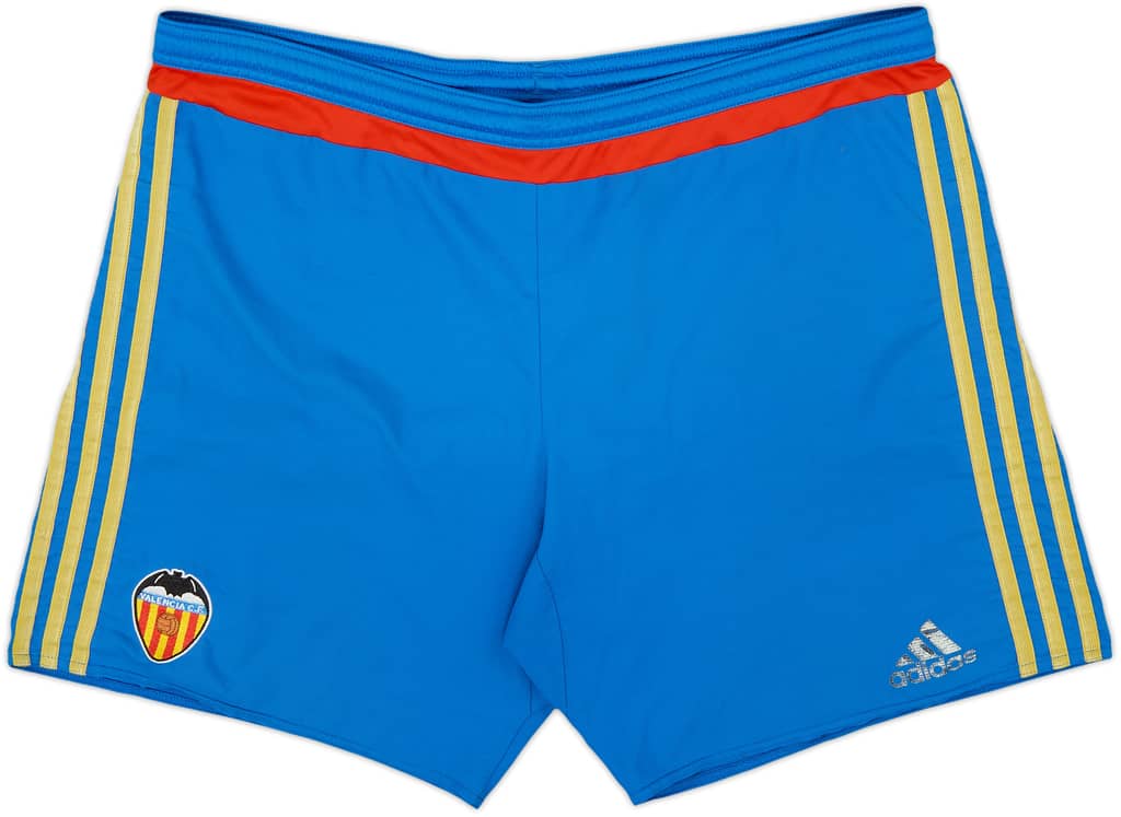 2015-16 Valencia Authentic Away Shorts - 4/10 - (M)