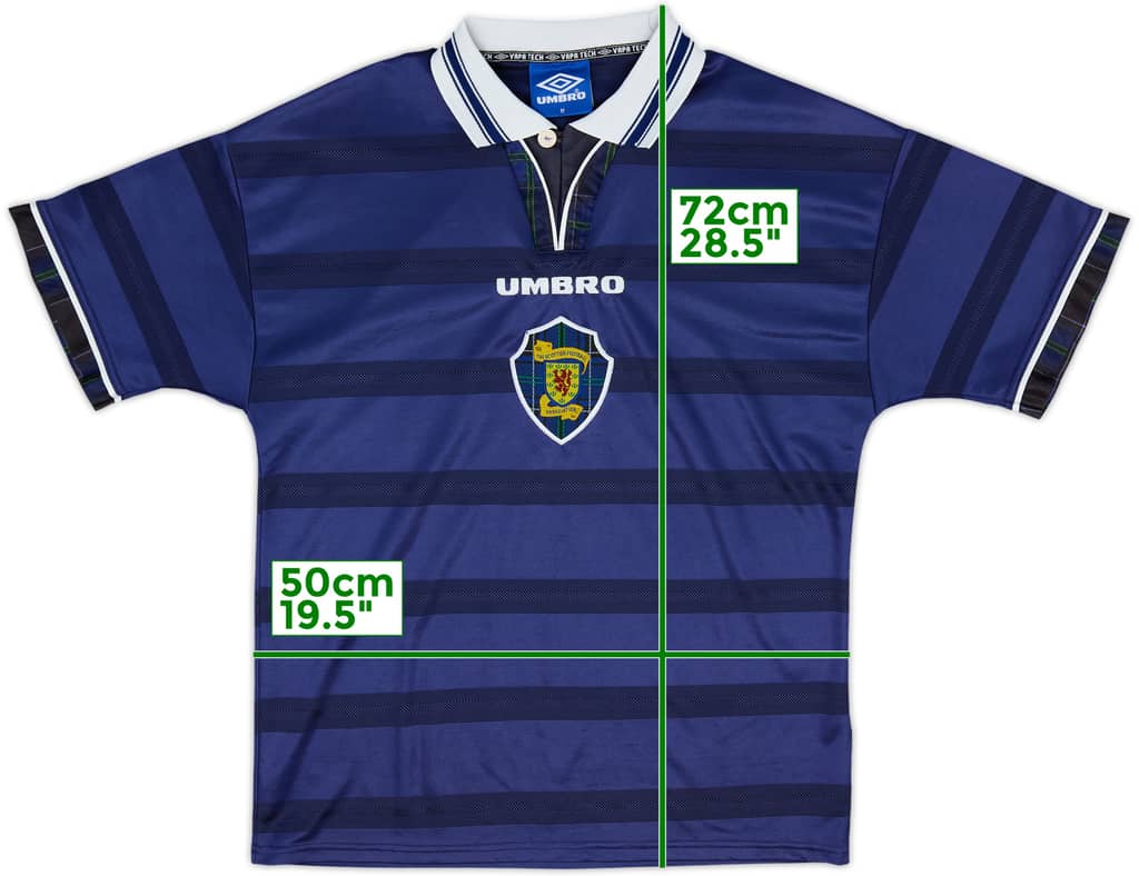 1998-00 Scotland Home Shirt - 9/10 - (M)