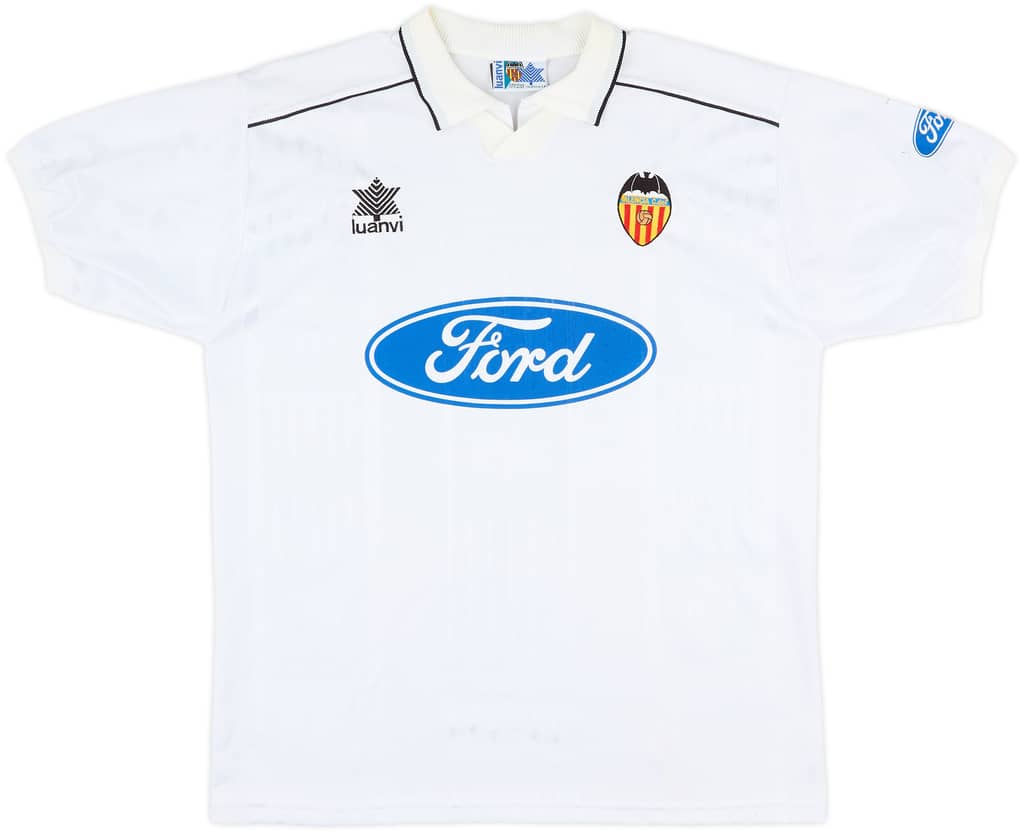 1995-96 Valencia Home Shirt - 8/10 - (L)