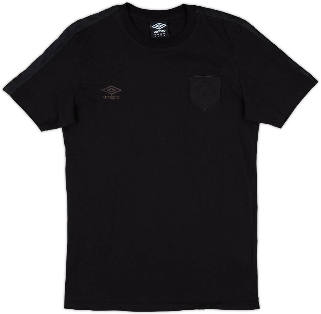 2018-19 West Ham Umbro Blackout Crest Tee - 10/10 - (S)