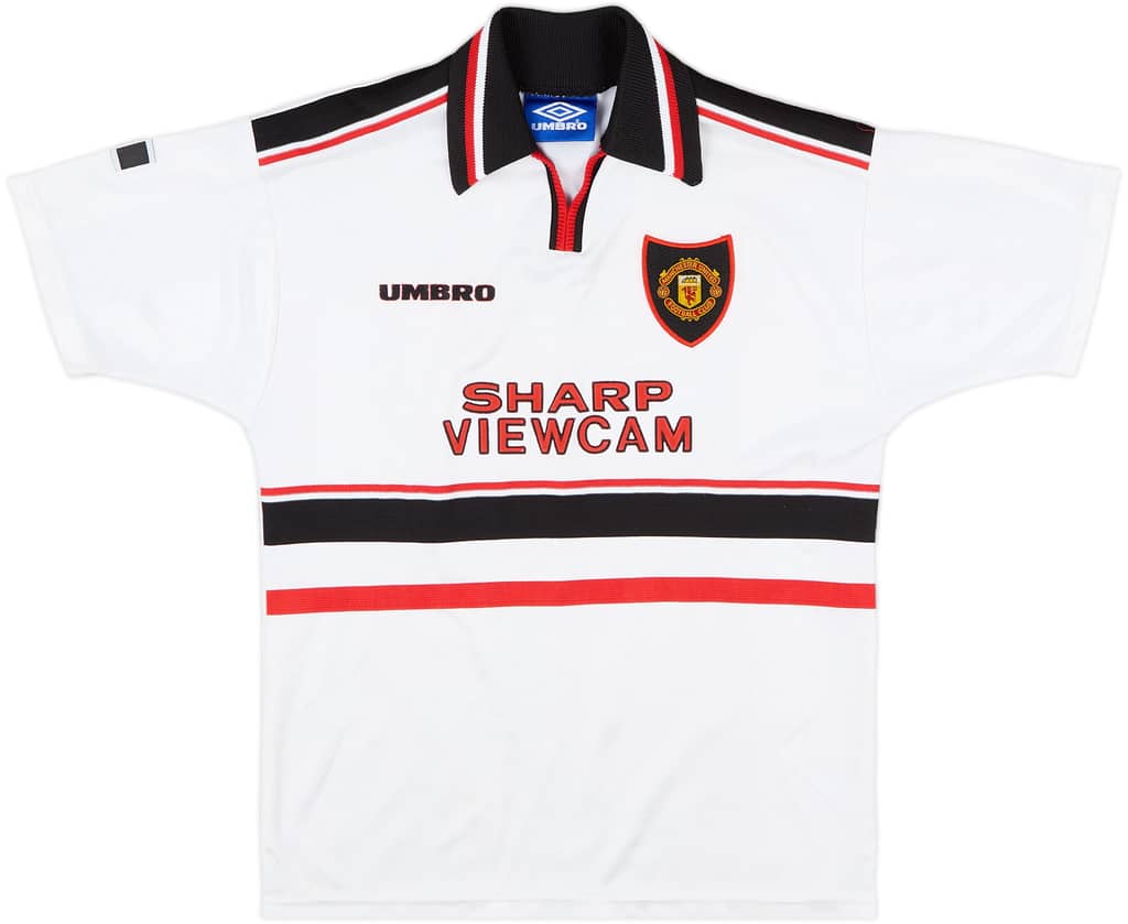 1997-99 Manchester United Away Shirt - 8/10 - (L.Boys)