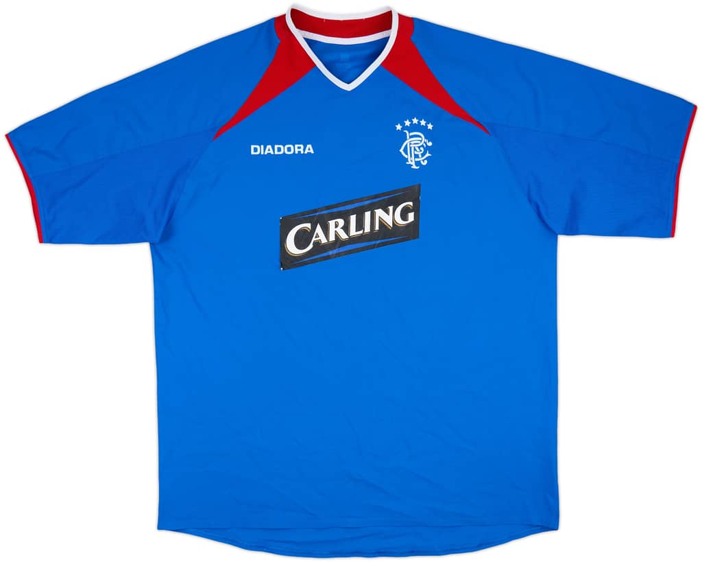 2003-05 Rangers Home Shirt - 5/10 - (XL)