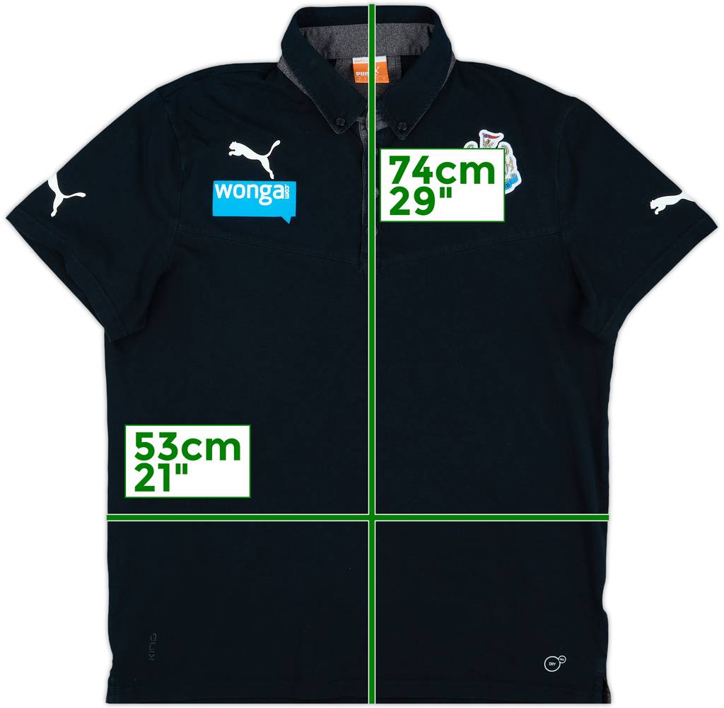 2013-14 Newcastle Puma Polo Shirt - 9/10 - (L)