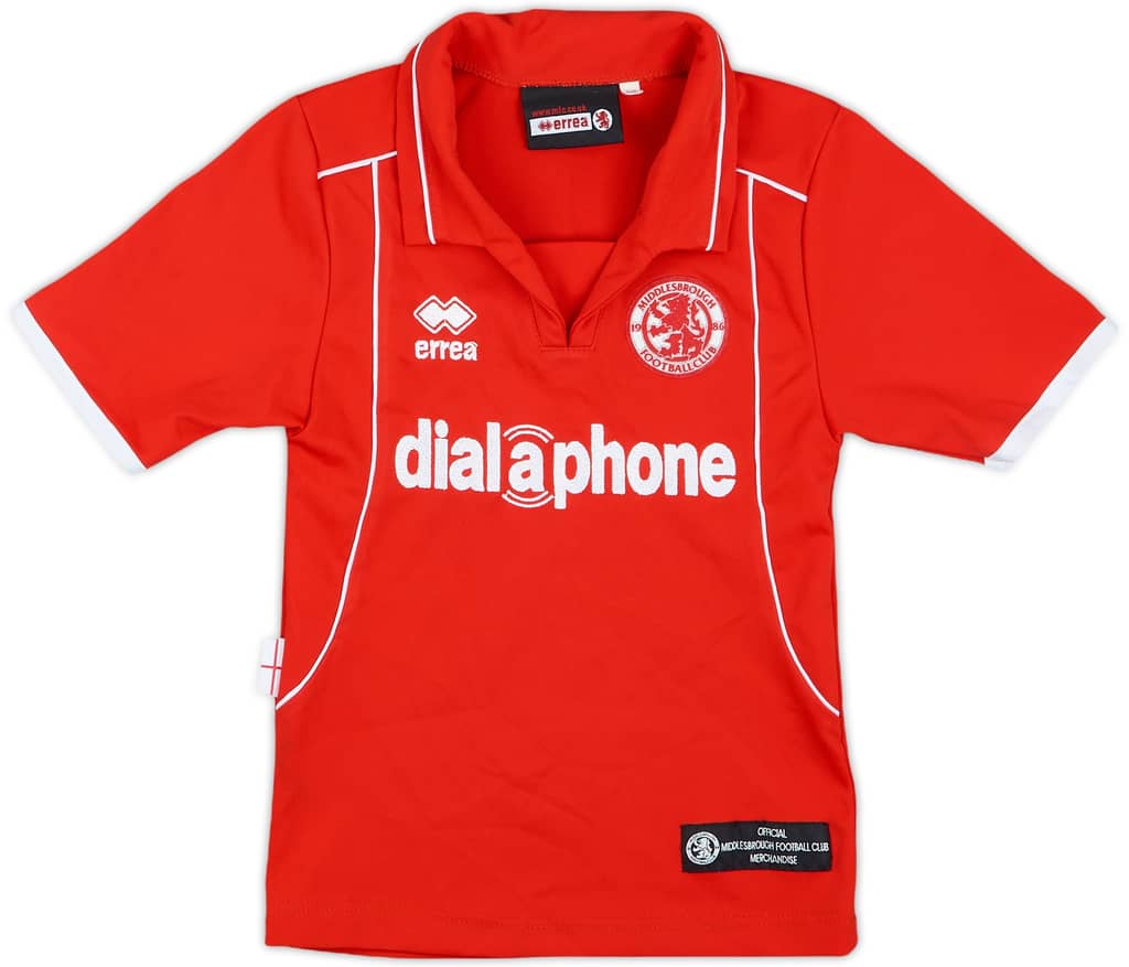 2003-04 Middlesbrough Home Shirt - 9/10 - (5-6 Years)