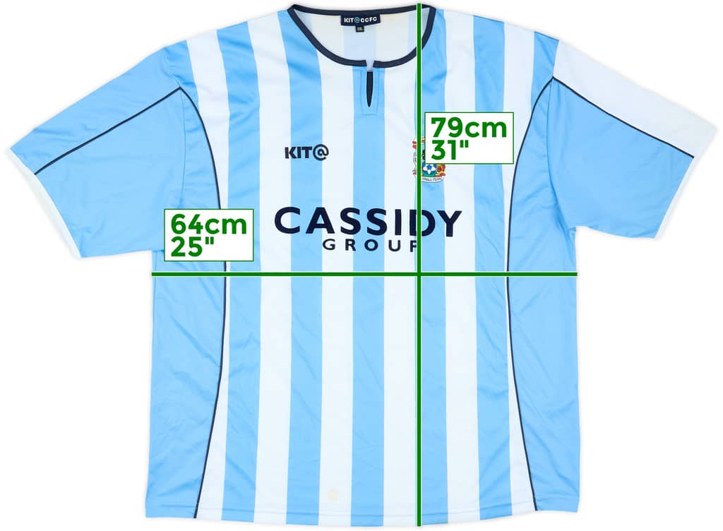 2005-06 Coventry Home Shirt - 7/10 - (XXL)
