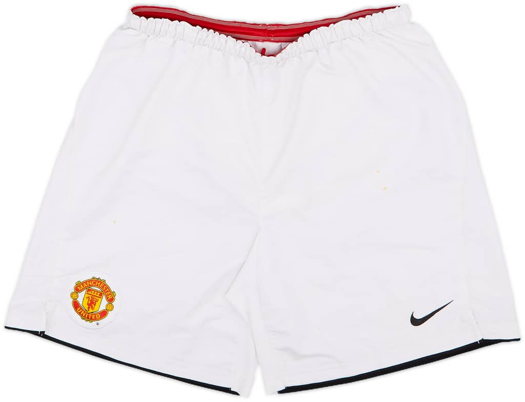 2007-09 Manchester United Home Shorts - 7/10 - (M)