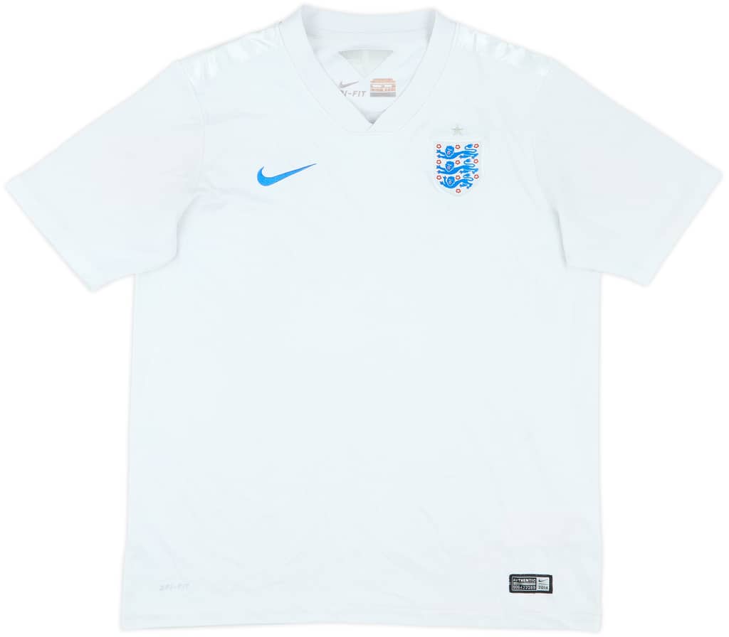 2014-15 England Home Shirt - 5/10 - (XL.Boys)