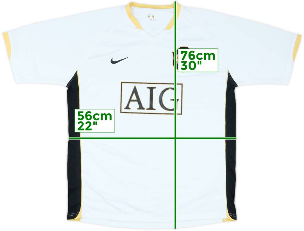 2006-08 Manchester United Away Shirt - 5/10 - (XL)