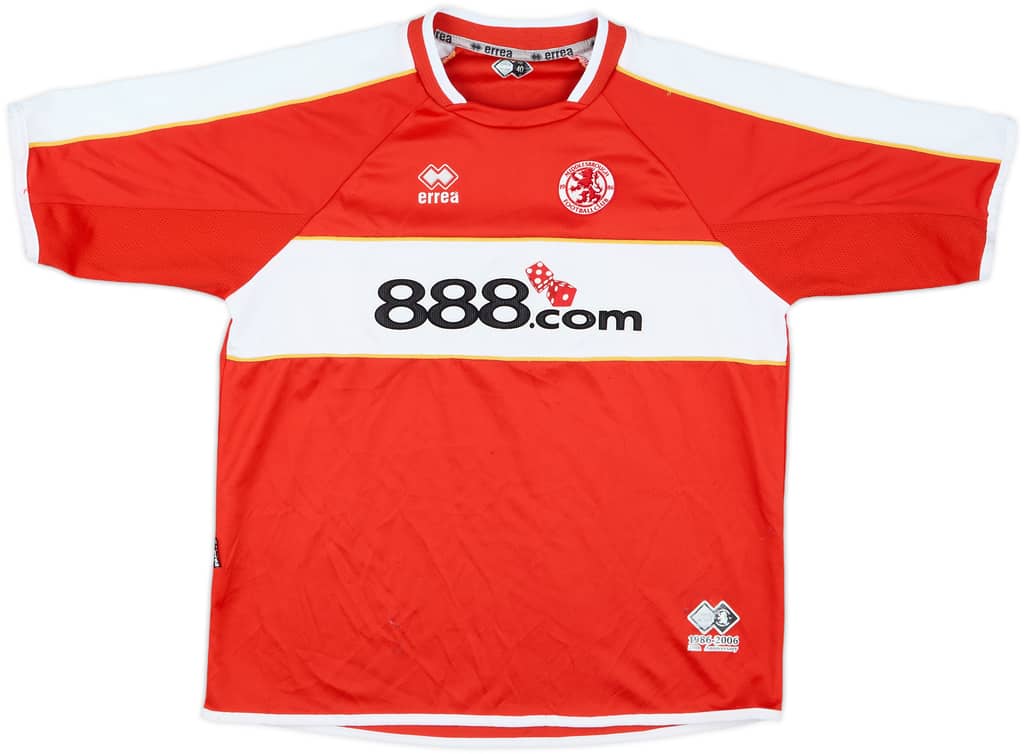 2006-07 Middlesbrough Home Shirt - 7/10 - (XL.Boys)