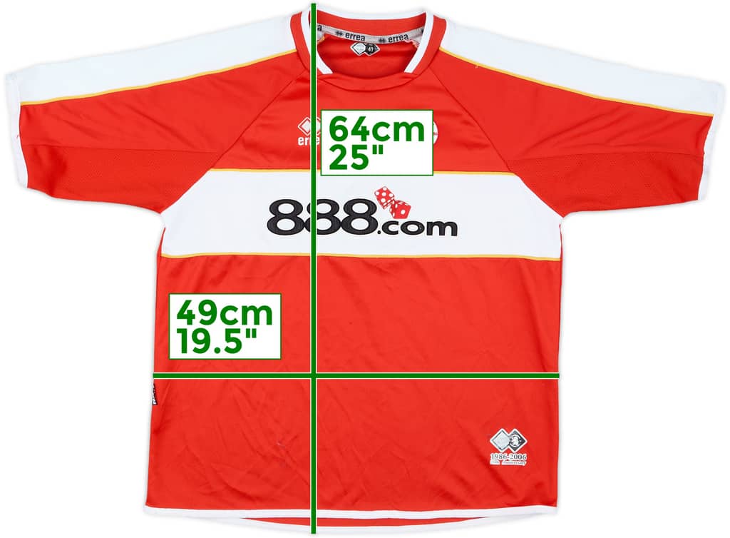 2006-07 Middlesbrough Home Shirt - 7/10 - (XL.Boys)