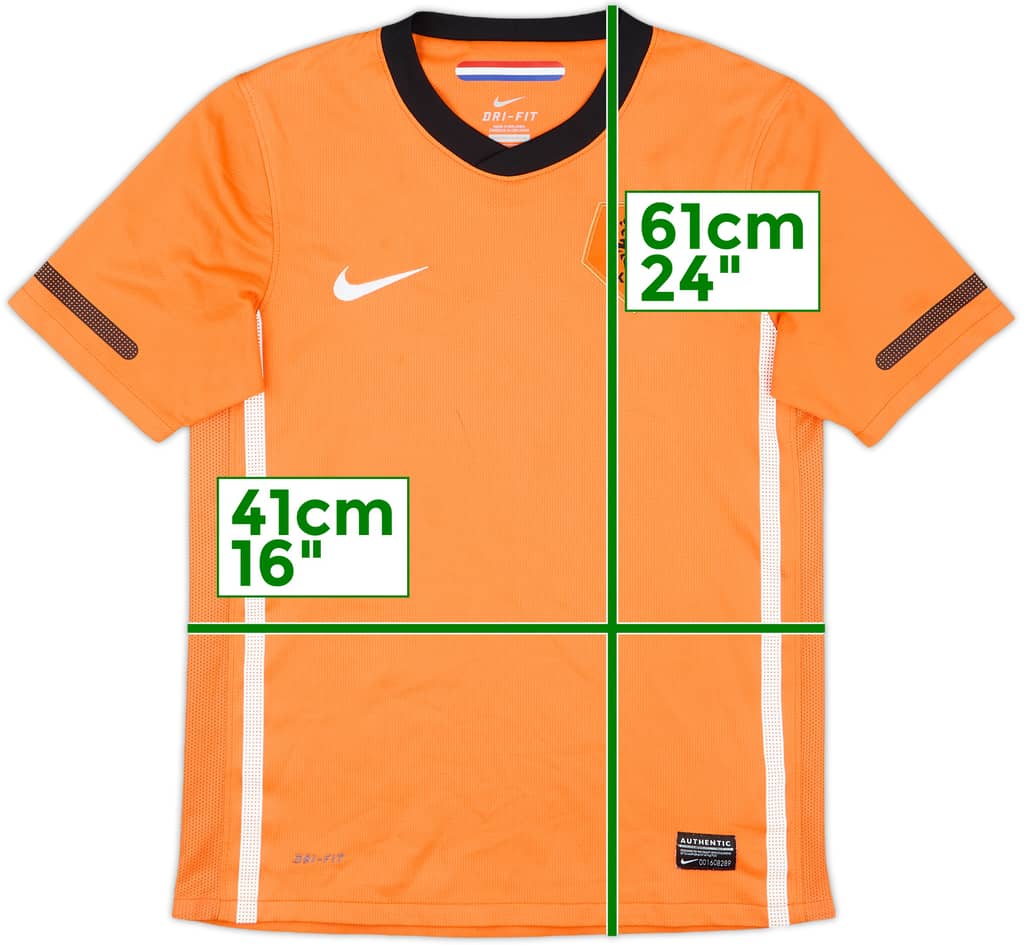 2010-11 Netherlands Home Shirt - 8/10 - (M.Boys)