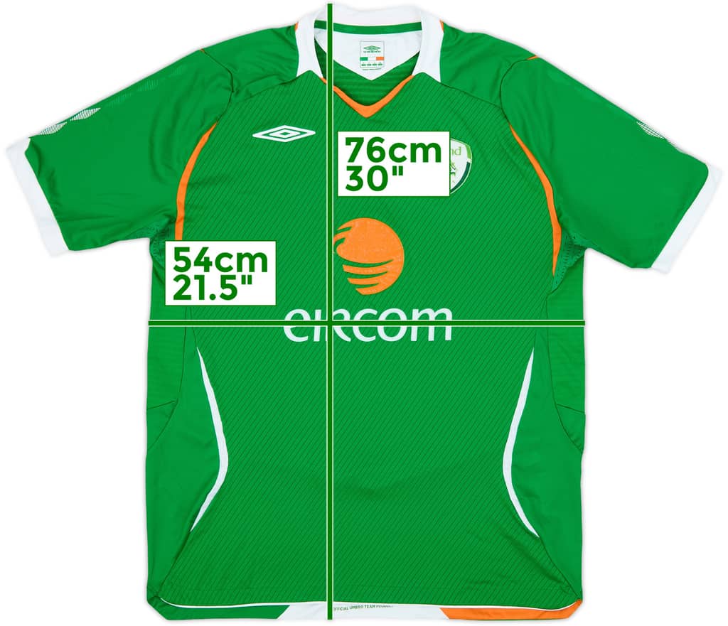 2008-10 Ireland Home Shirt - 9/10 - (L)