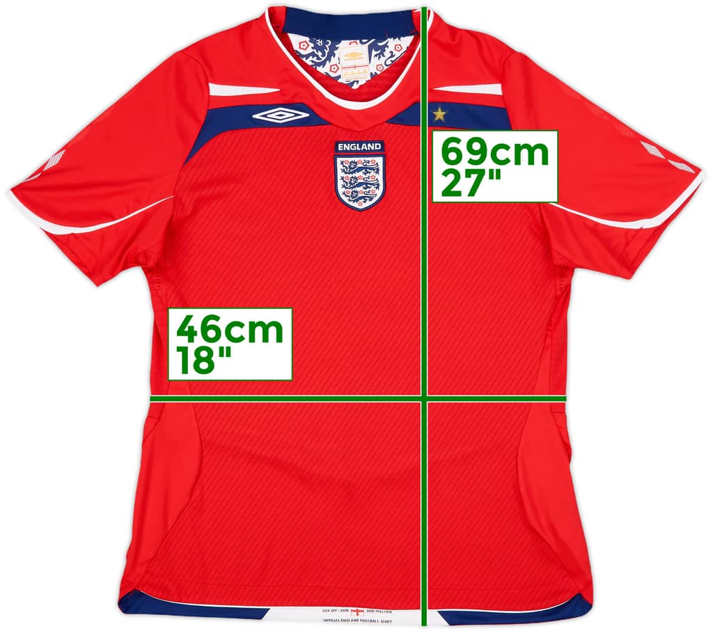 2008-10 England Away Shirt - 8/10 - (Women's XL)