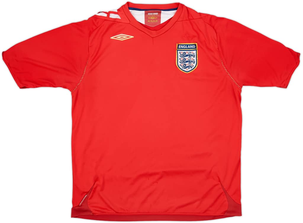 2006-08 England Away Shirt - 4/10 - (XL)