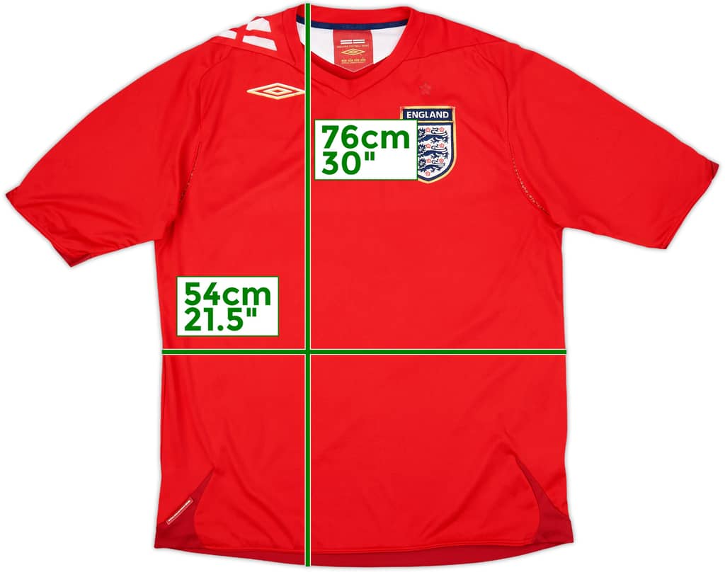 2006-08 England Away Shirt - 4/10 - (L)