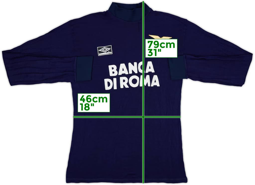 1995-96 Lazio Umbro Training L/S Shirt - 8/10 - (XL)