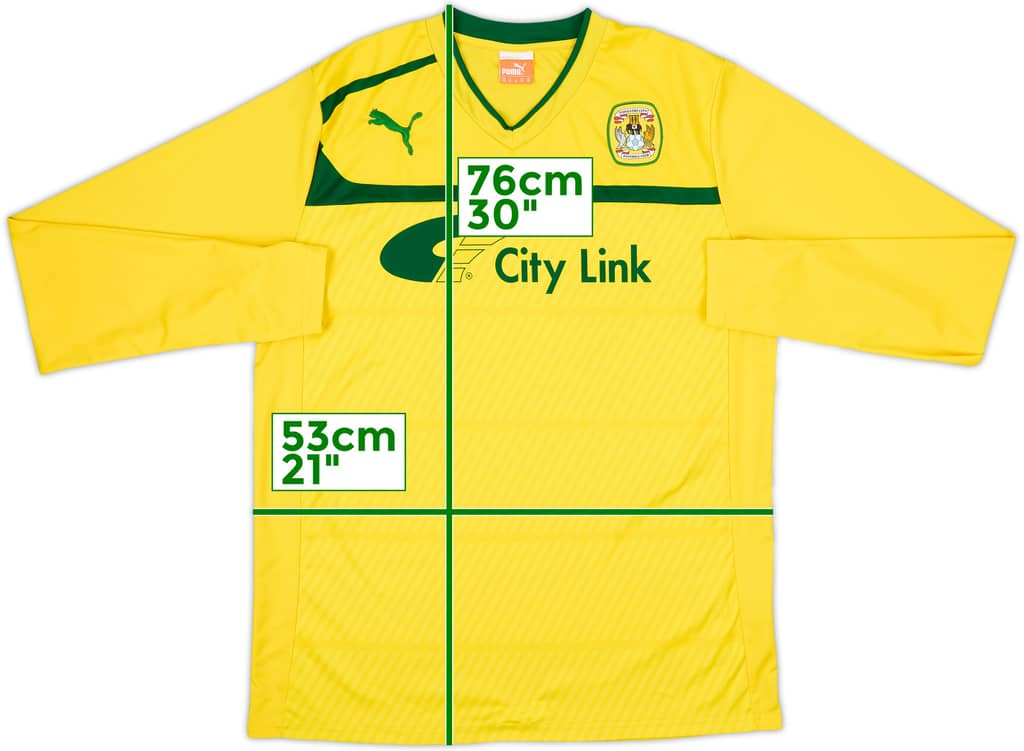 2012-13 Coventry Away L/S Shirt - 10/10 - (XL)