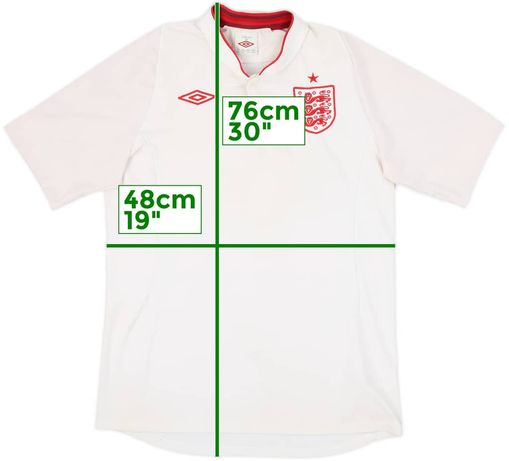 2012-13 England Home Shirt - 5/10 - (M)