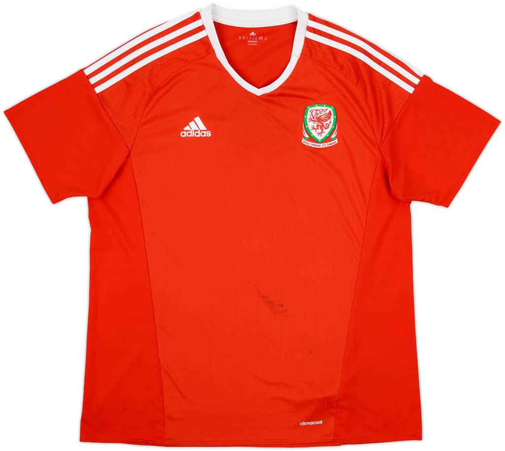 2016-17 Wales Home Shirt - 5/10 - (XL)