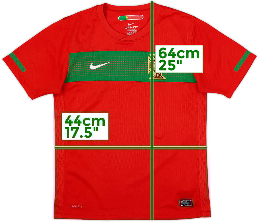 2010-11 Portugal Home Shirt - 8/10 - (L.Boys)
