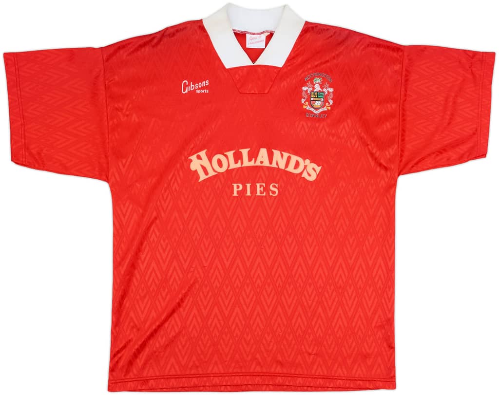 1992-93 Accrington Stanley Home Shirt - 8/10 - (XL)