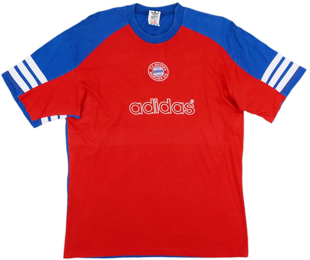 1995-96 Bayern Munich adidas Cotton Tee - 7/10 - (L)