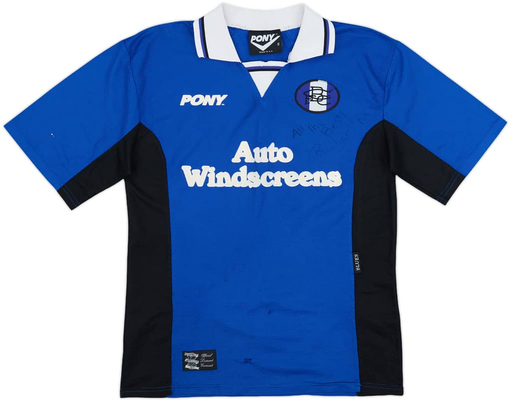 1996-97 Birmingham Signed Home Shirt - 5/10 - (S)