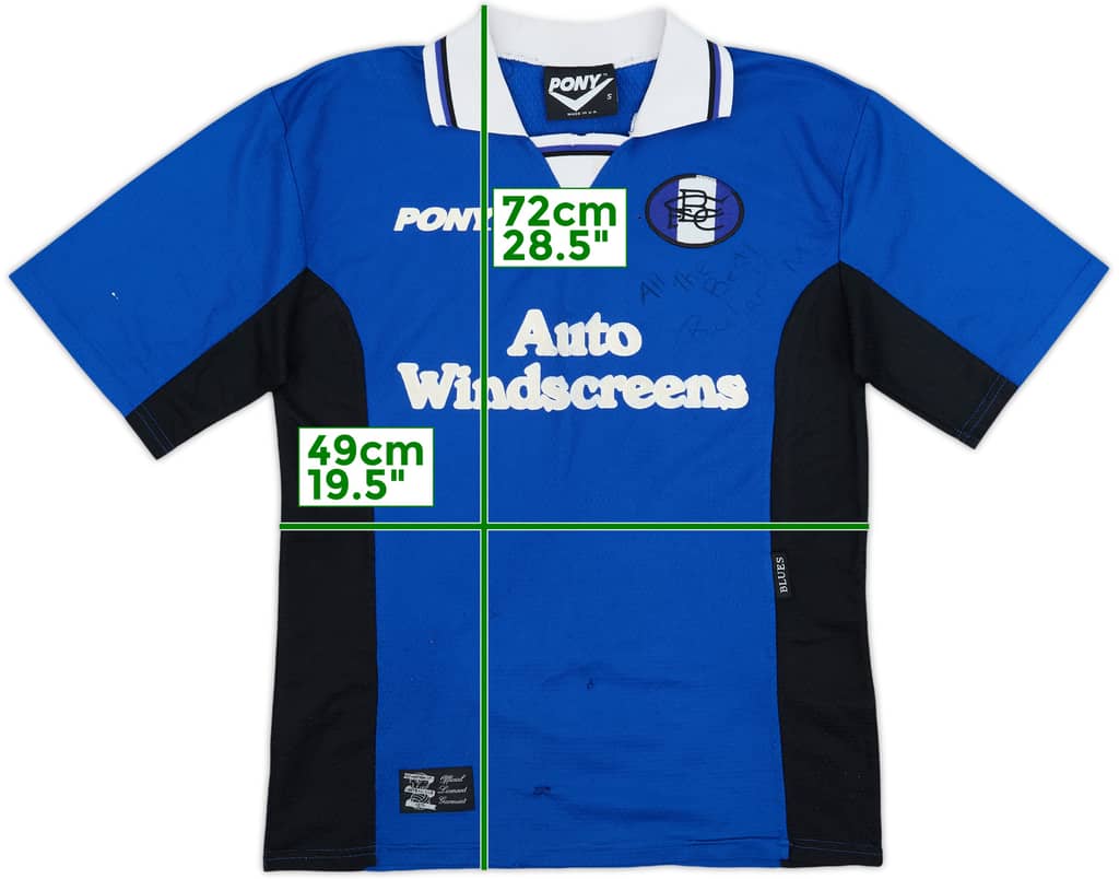 1996-97 Birmingham Signed Home Shirt - 5/10 - (S)