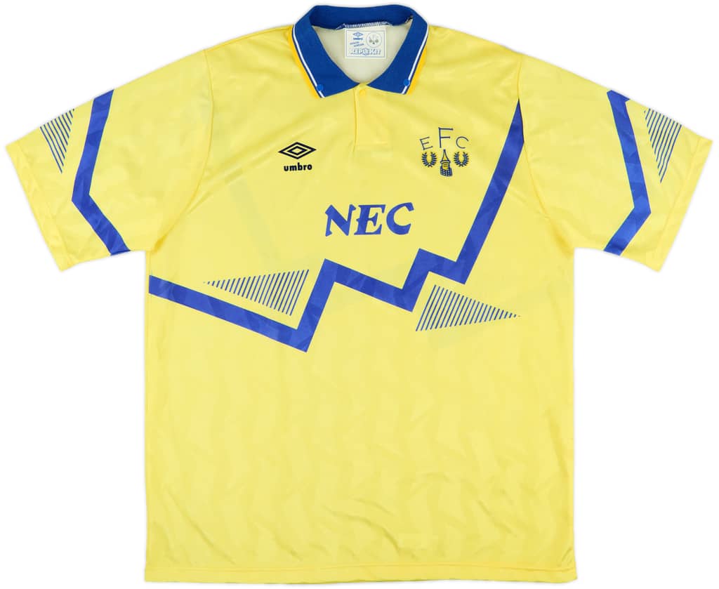 1990-92 Everton Away Shirt - 10/10 - (L)