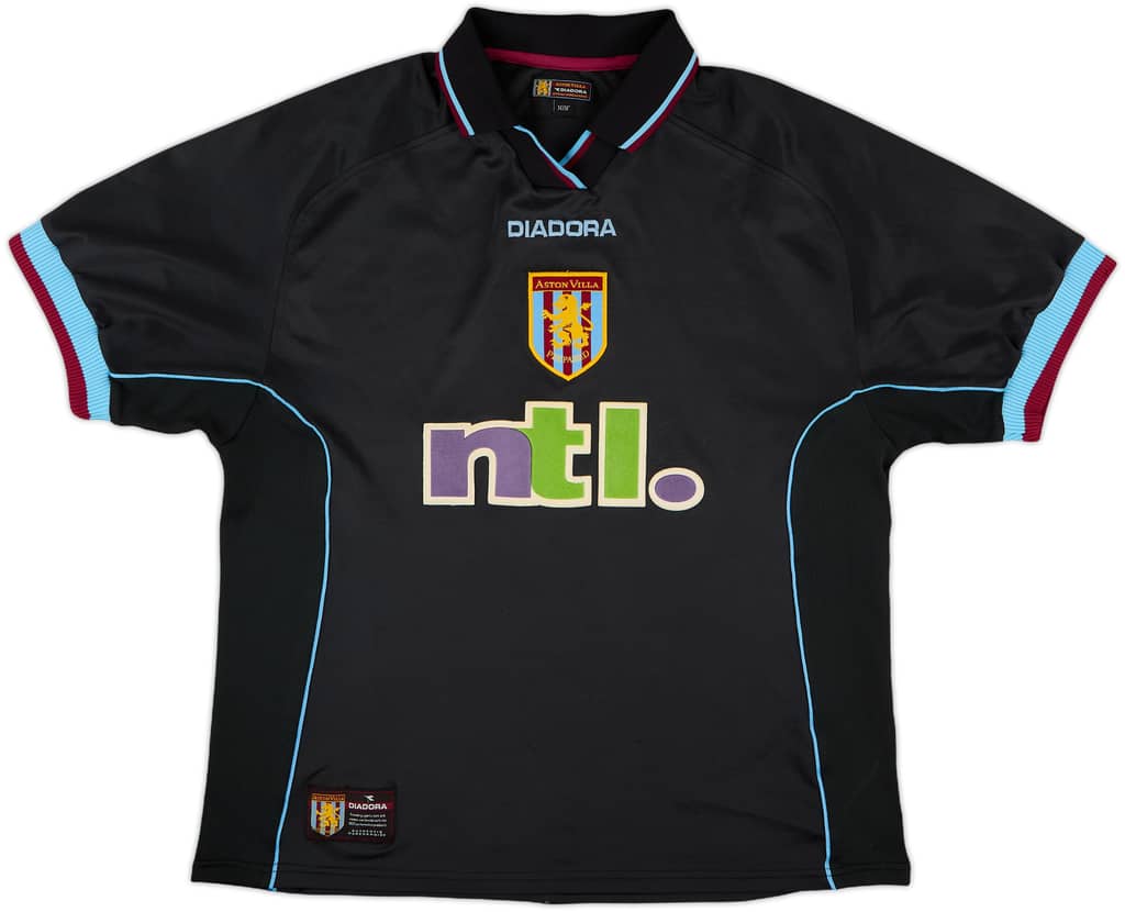 2000-01 Aston Villa Away Shirt - 4/10 - (XL.Boys)
