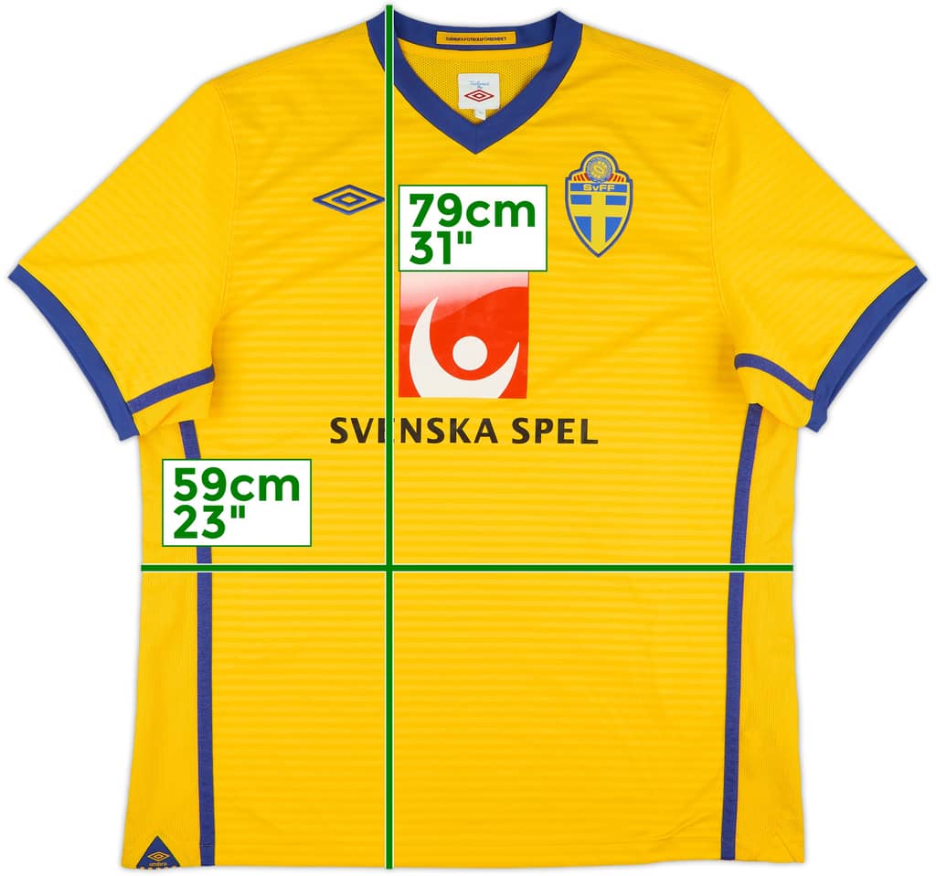 2010-11 Sweden Home/Training Shirt - 9/10 - (XL)
