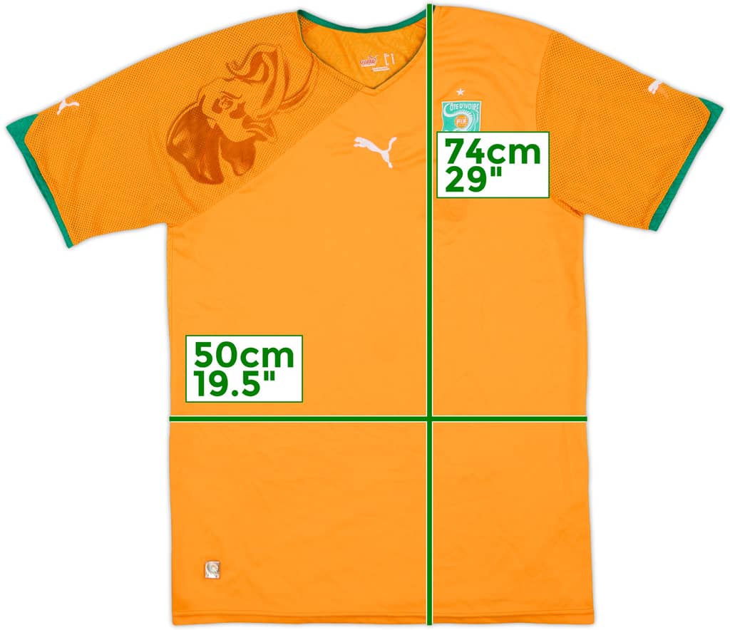 2010-11 Ivory Coast Home Shirt - 9/10 - (M)